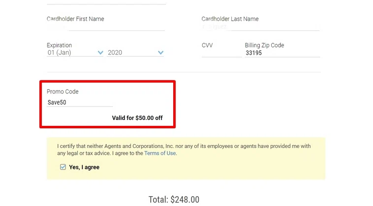 where to use Desks Near Me promo code box