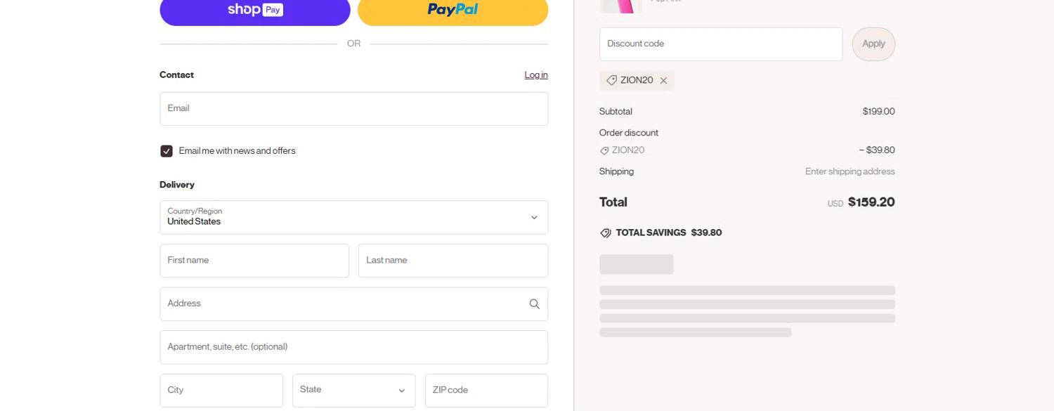 where to use Dermaflash promo code box