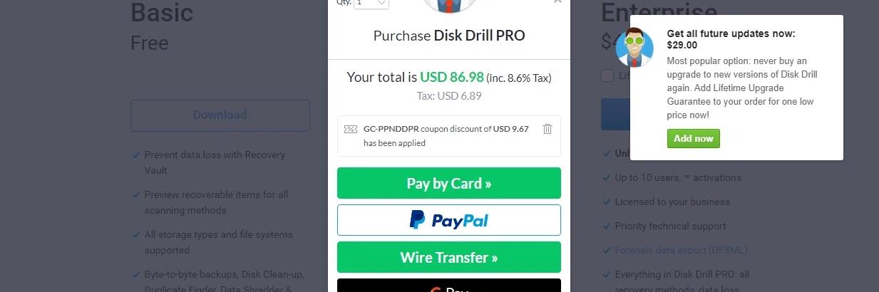 how to use Disk Drill coupons