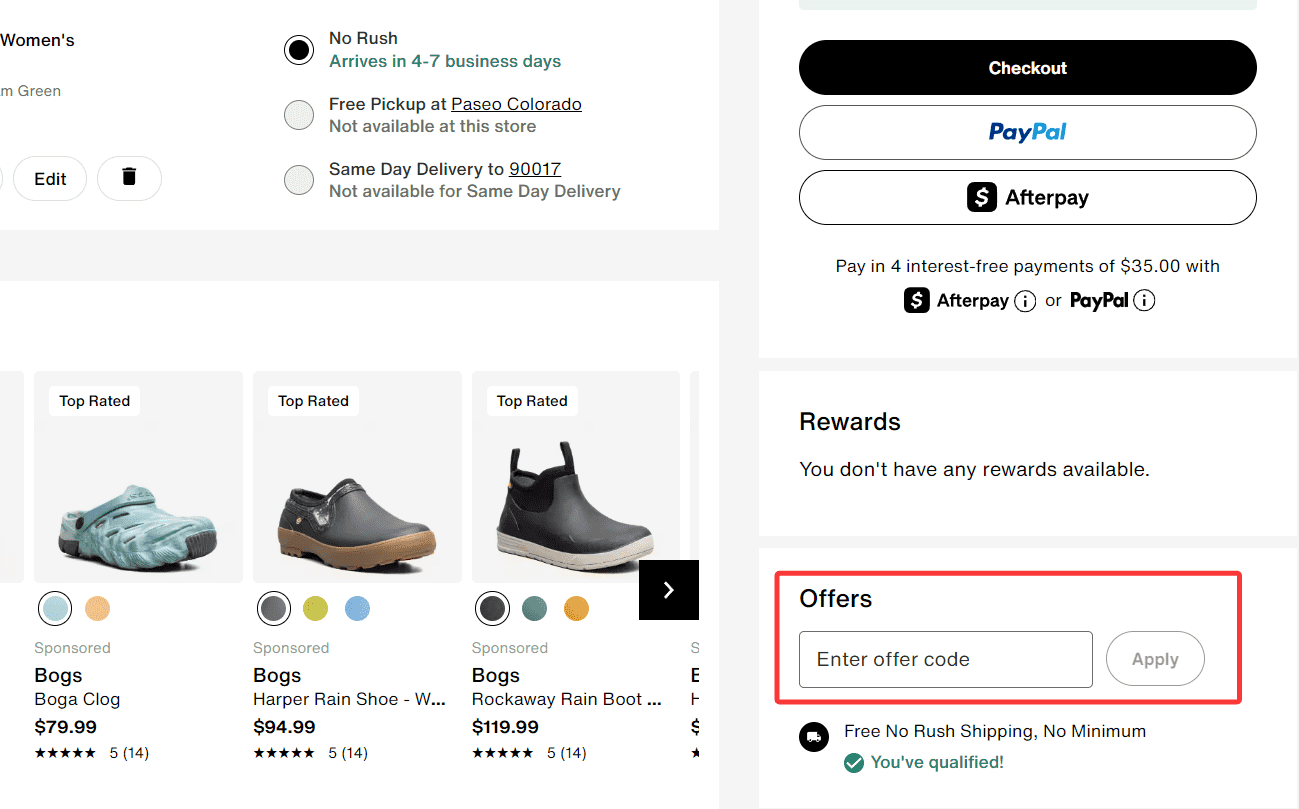 how to use DSW coupons