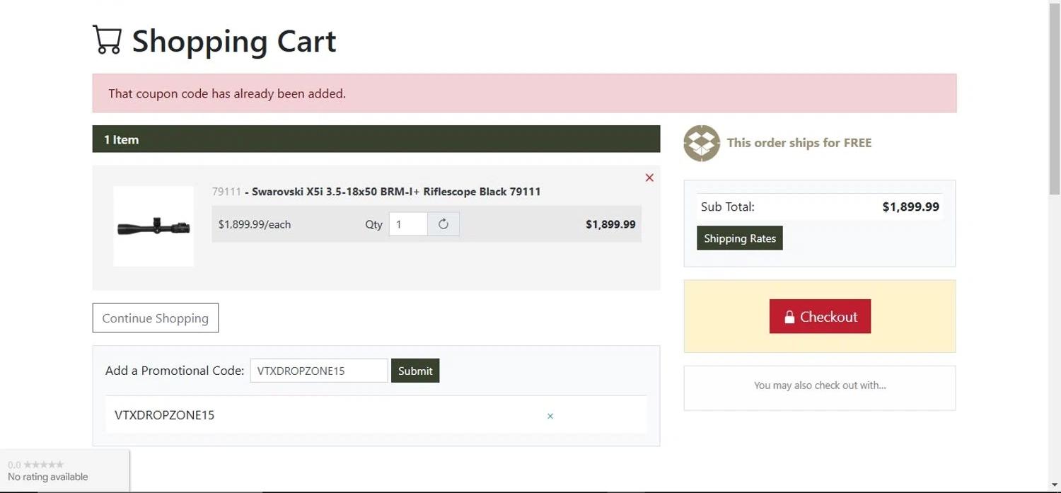 how to use EuroOptic coupons
