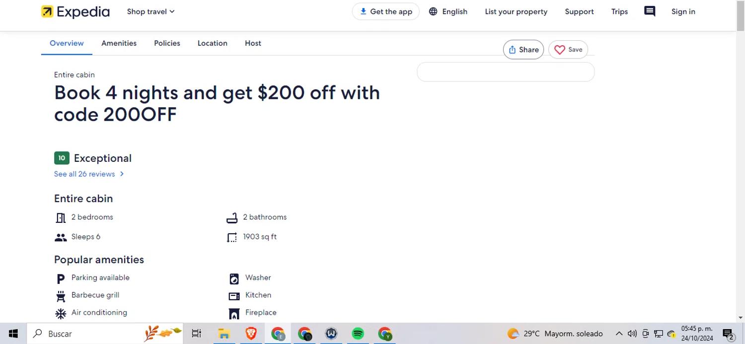 where to use Expedia promo code box