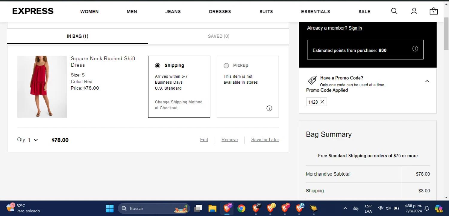 how to use Express coupons