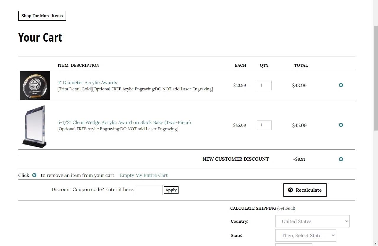 where to use Express Medals promo code box