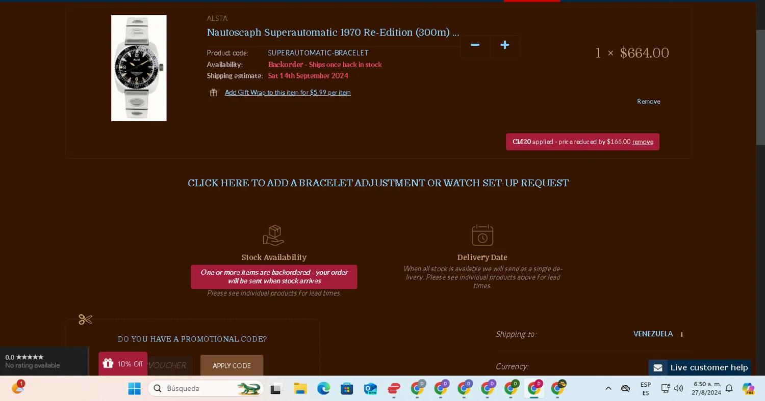 how to use First Class Watches coupons