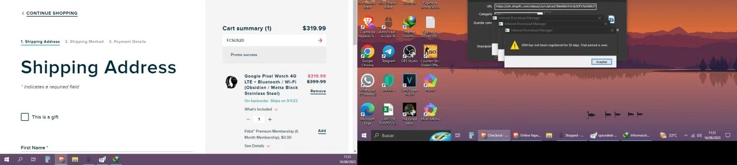 where to use Fitbit promo code box
