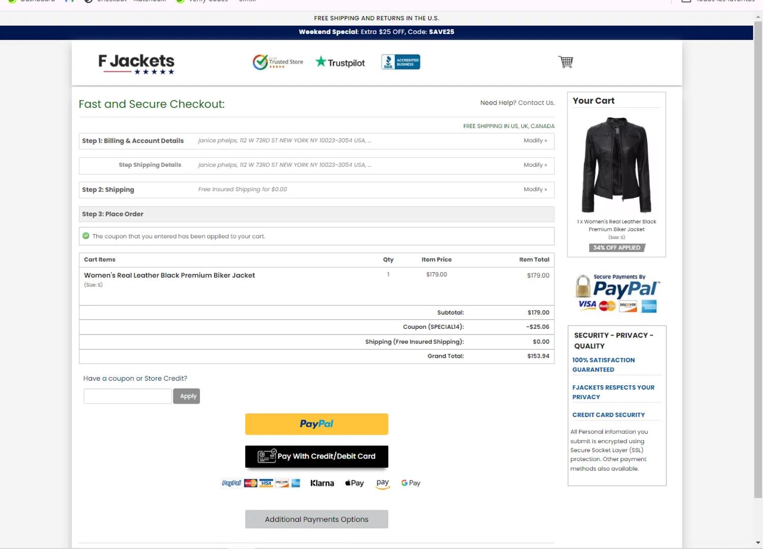 how to use Film Jackets coupons