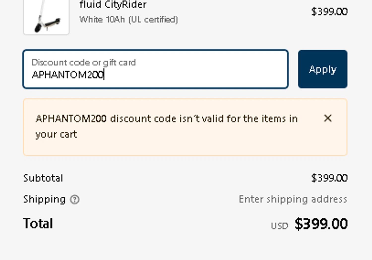where to use Fluidfreeride.com promo code box