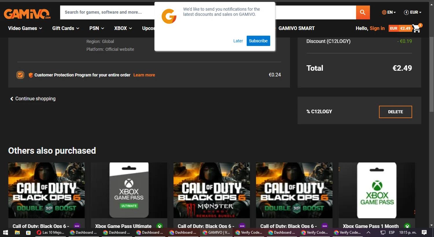 how to use Gamivo coupons