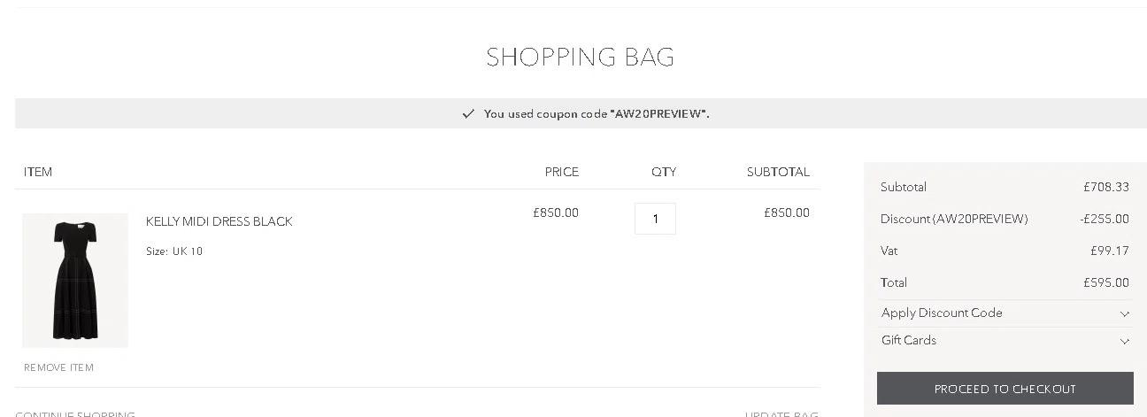 where to use GOAT promo code box