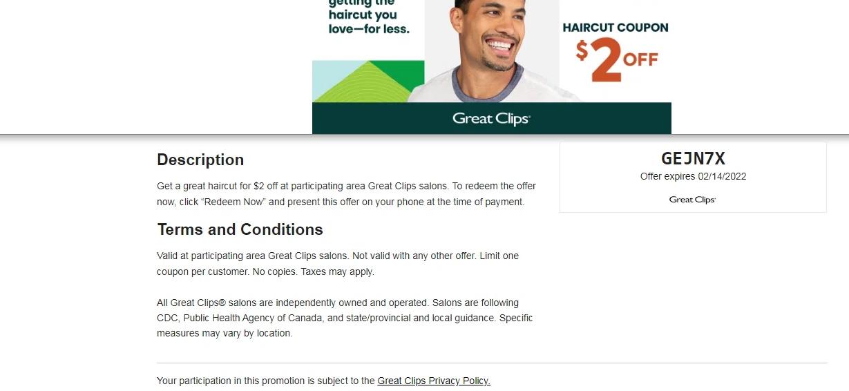 how to use Great Clips coupons