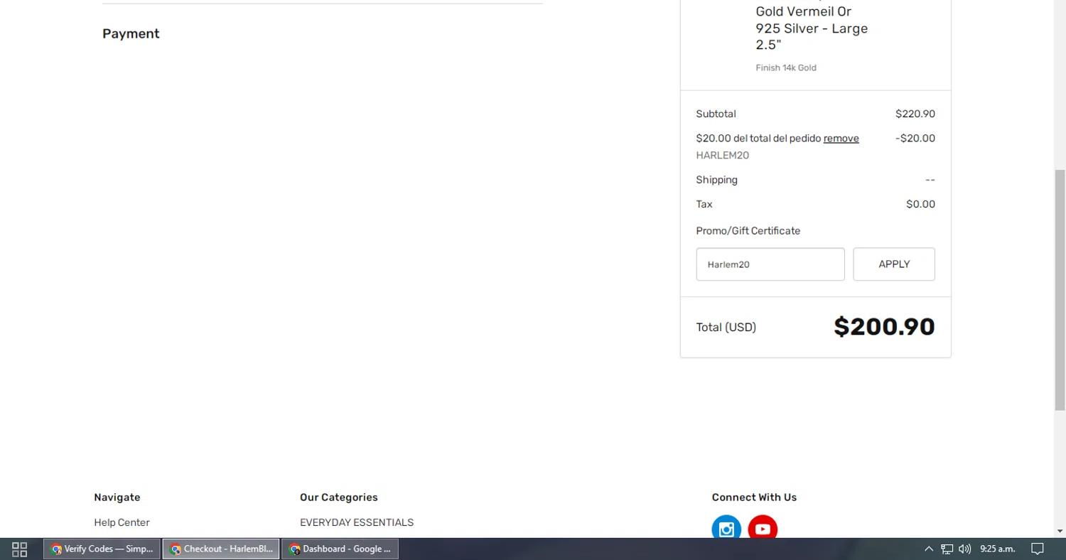 how to use HarlemBling coupons