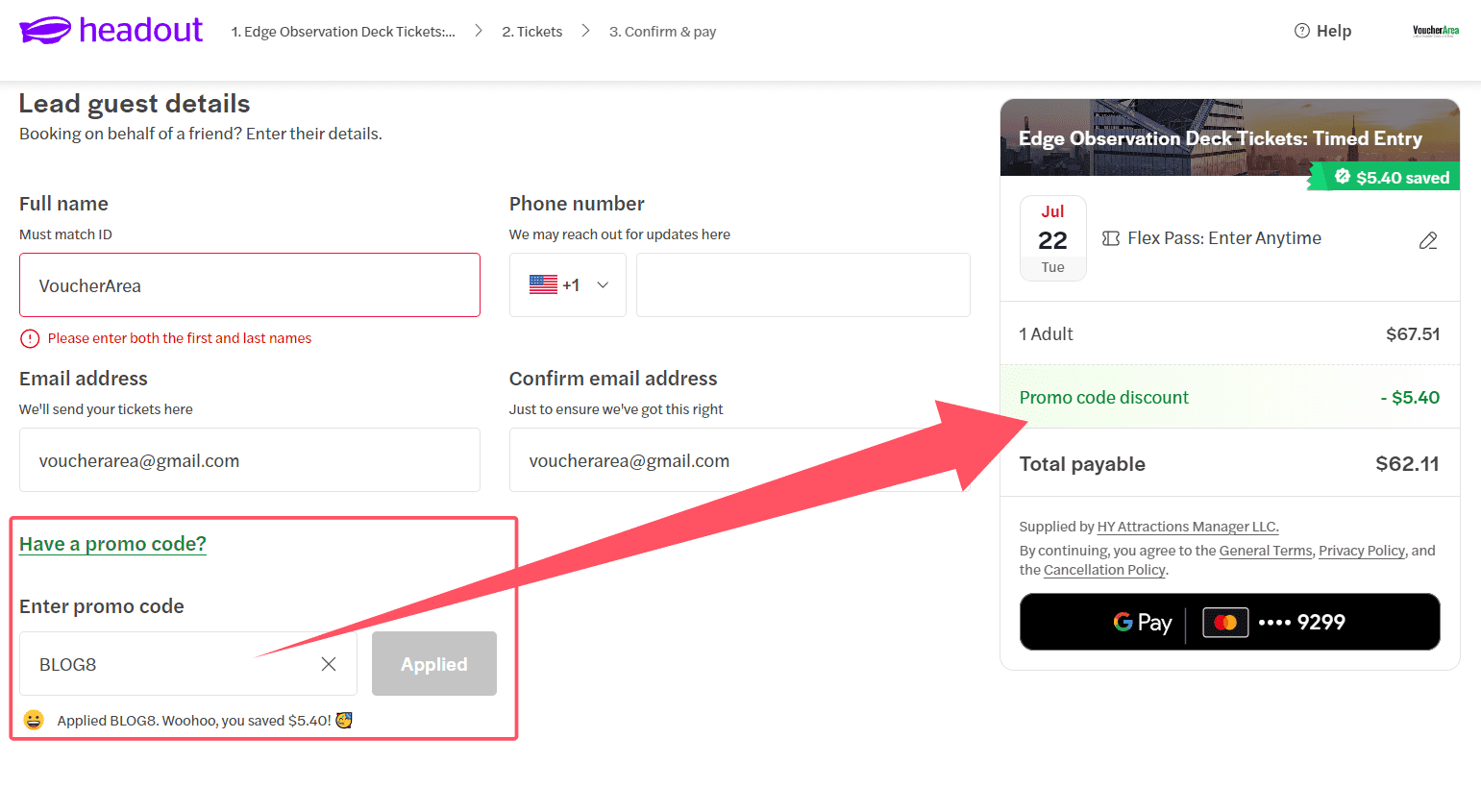 how to use Headout coupons