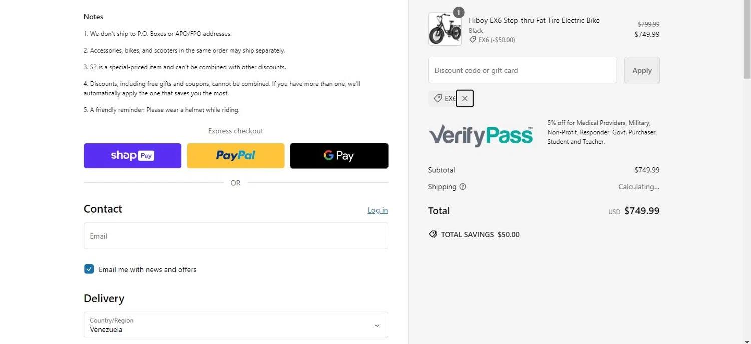 how to use Hiboy coupons