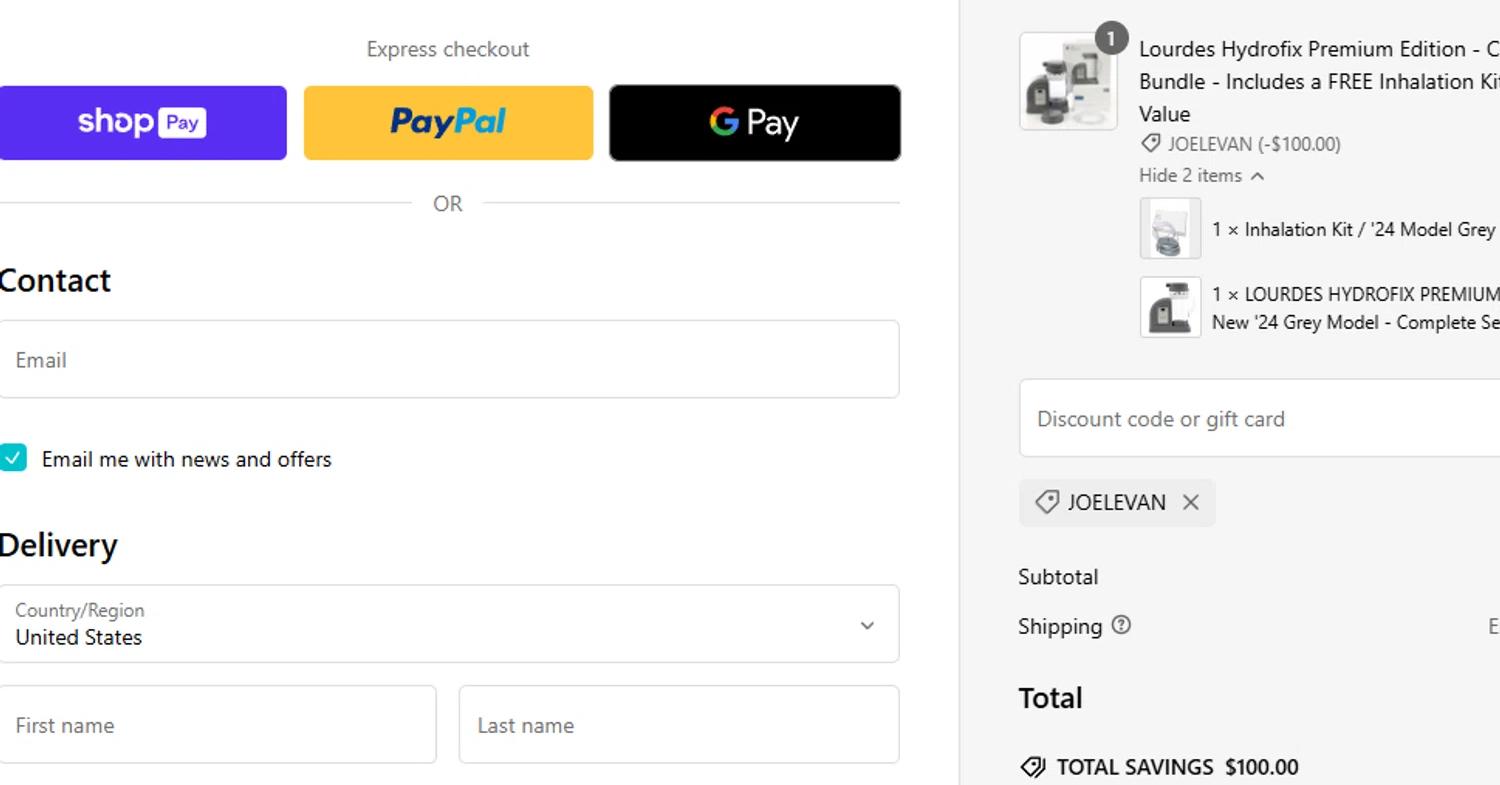 how to use Holy Hydrogen coupons