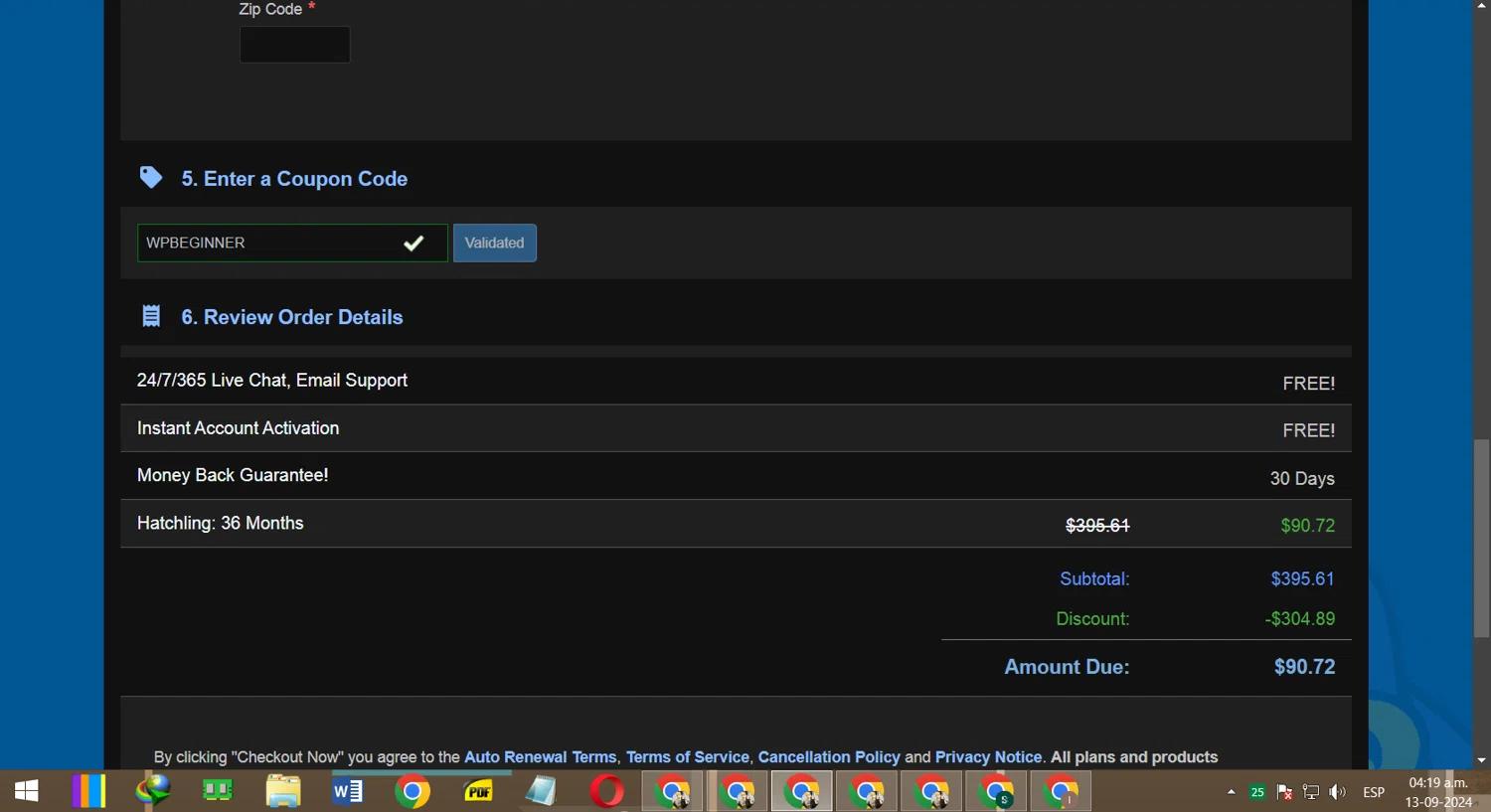 how to use HostGator coupons