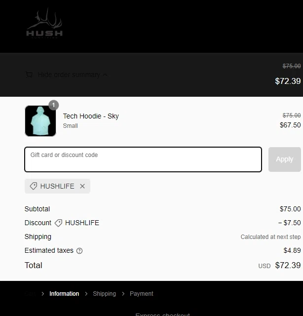 where to use Igloo promo code box