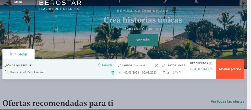 where to use Iberostar promo code box
