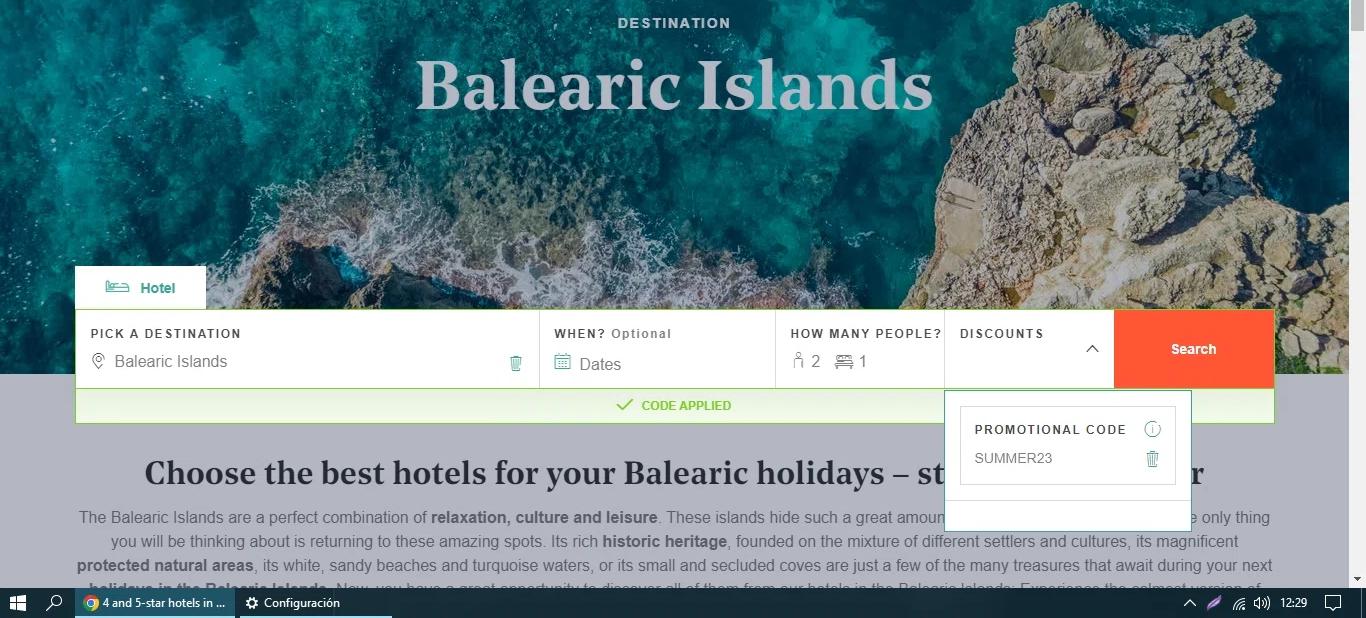how to use Iberostar coupons