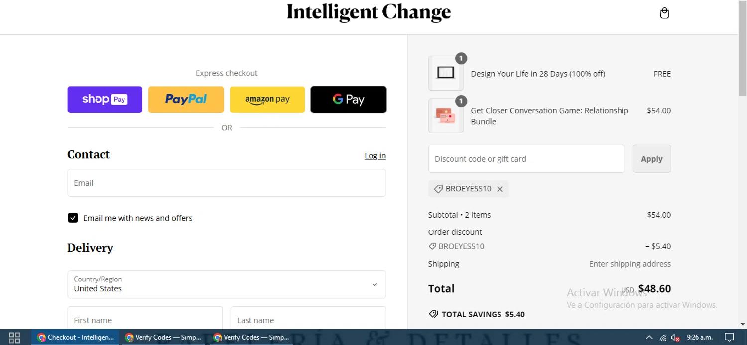 how to use Intelligent Change coupons