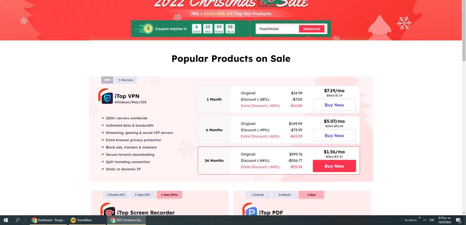 how to use iTop VPN coupons