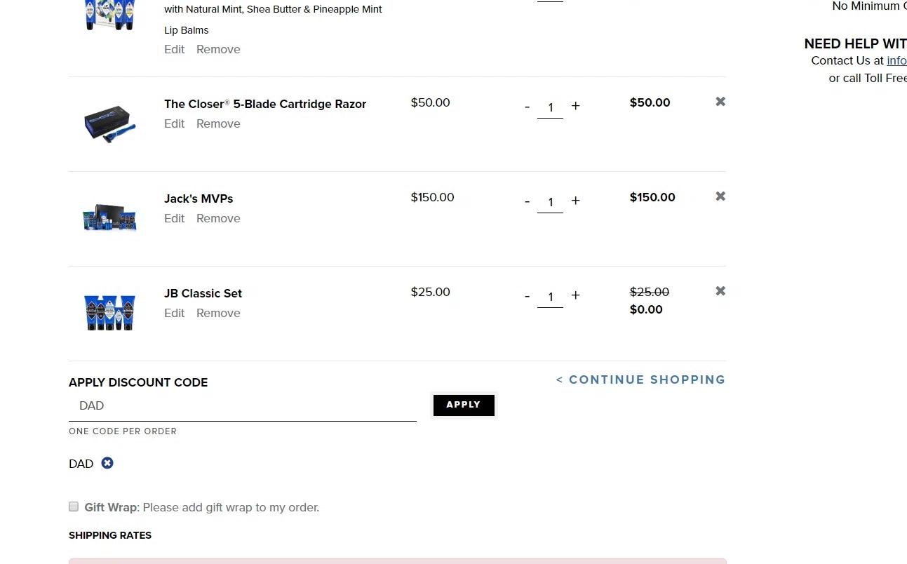 how to use Jack Black coupons
