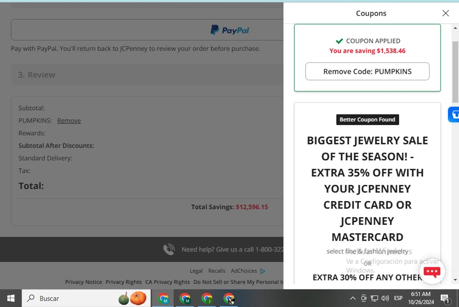 how to use JCPenney coupons