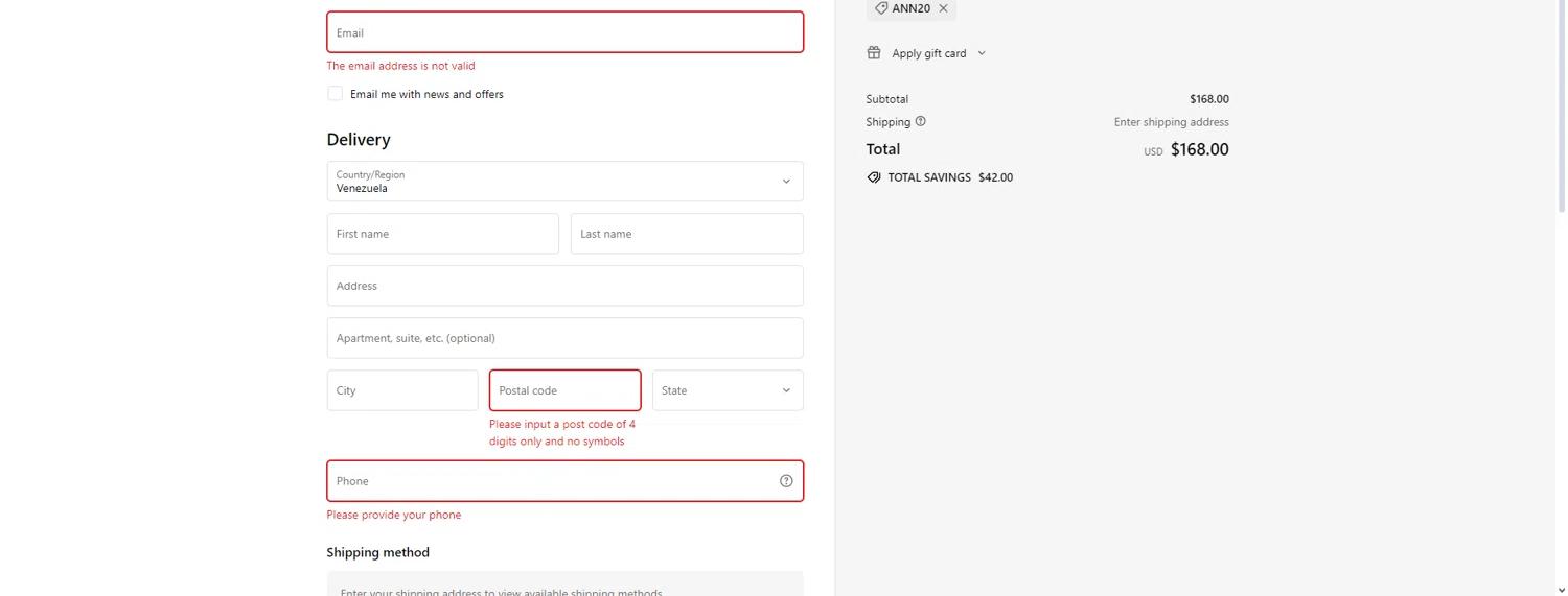 where to use J.McLaughlin promo code box