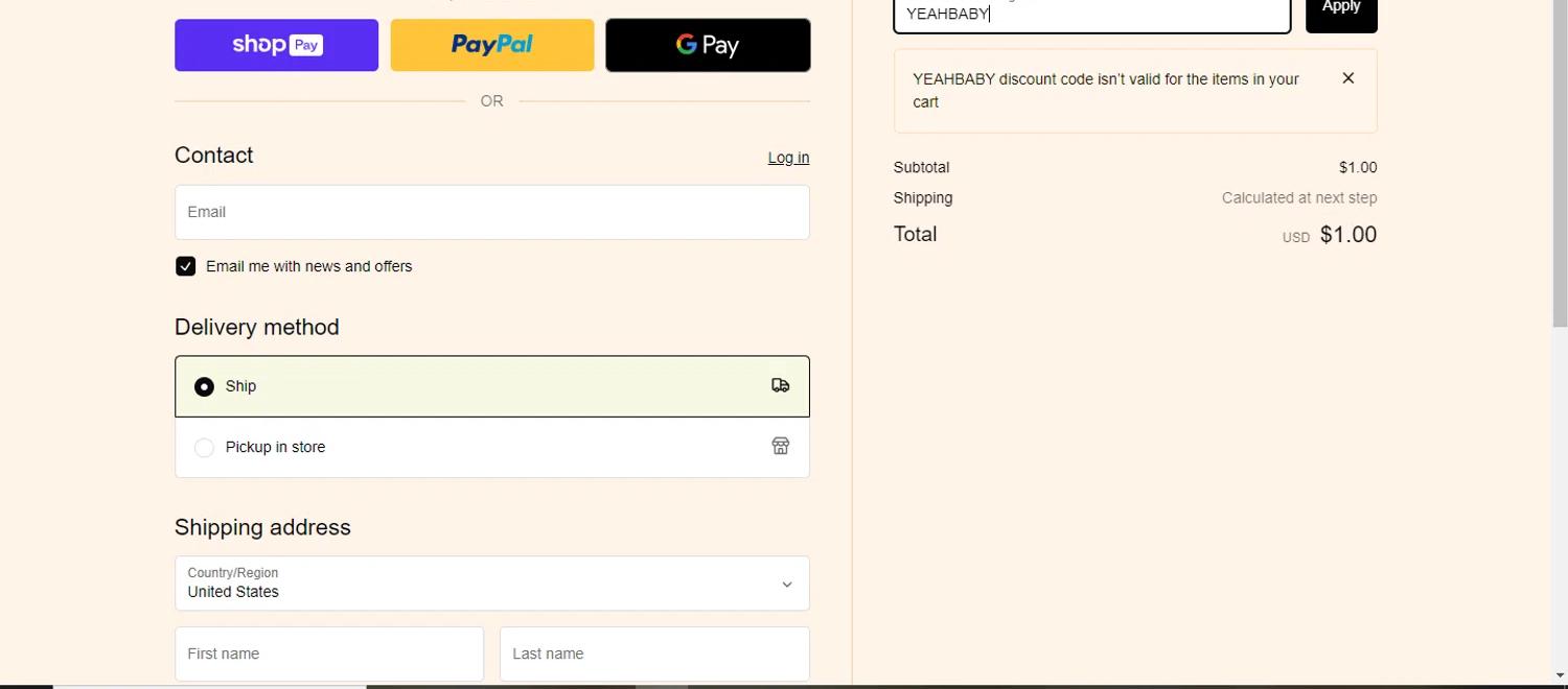 where to use Jonas Paul promo code box