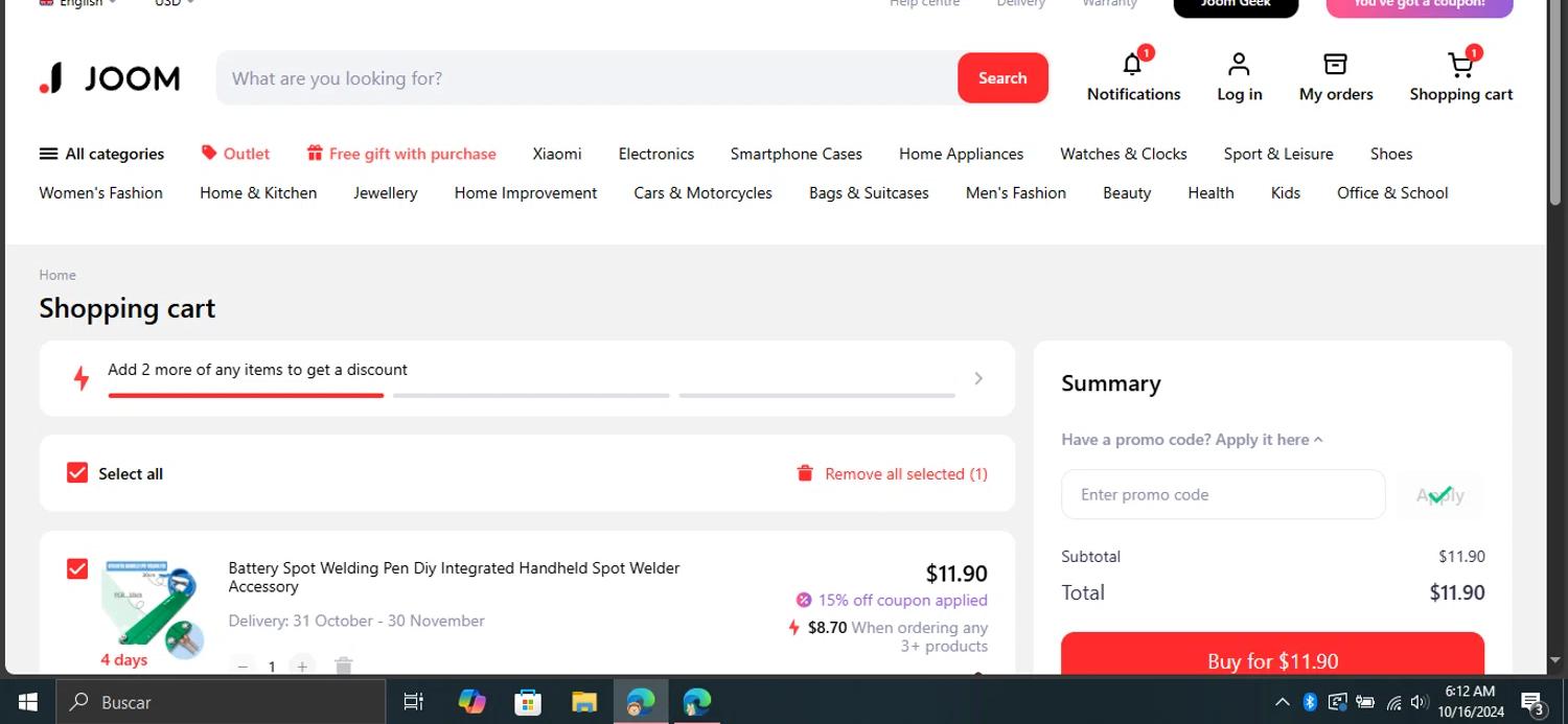 how to use Joom coupons