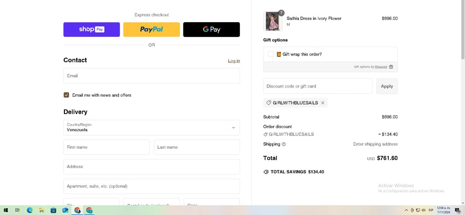 where to use Joyfolie promo code box
