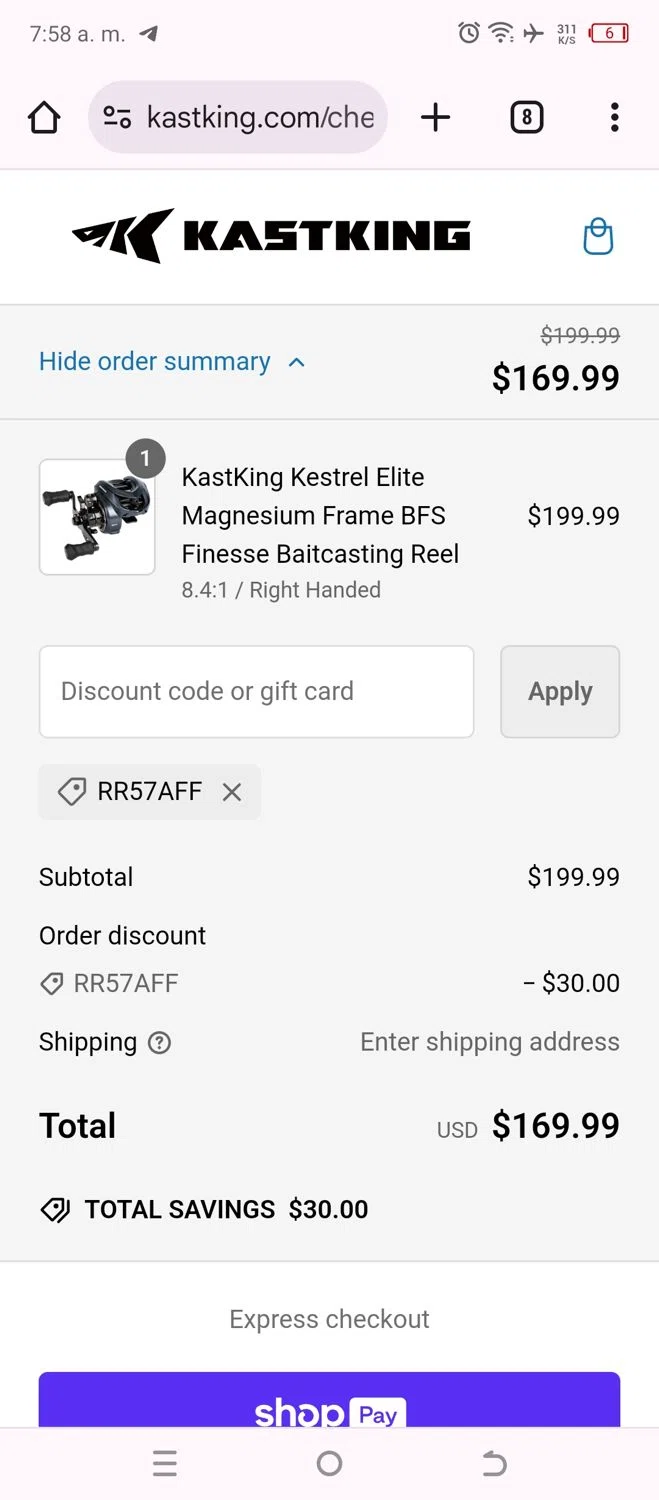how to use KastKing coupons