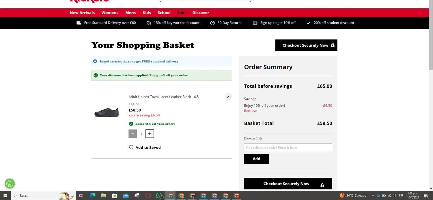 how to use Kickers coupons