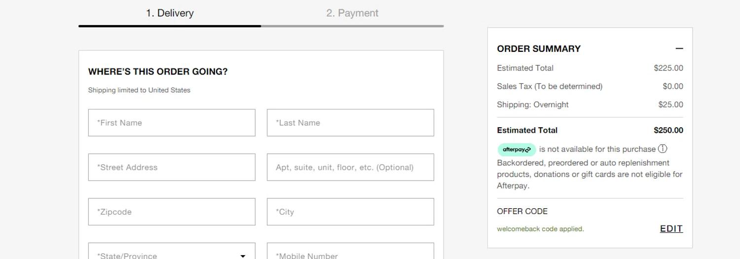 where to use Krigler promo code box