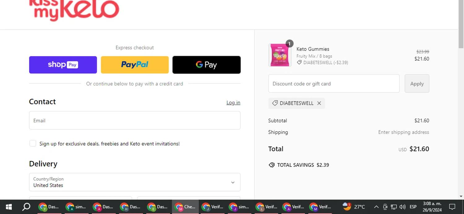 how to use Kiss My Keto coupons