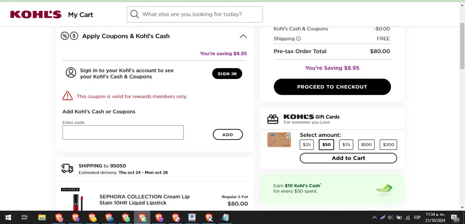 how to use Kohls coupons
