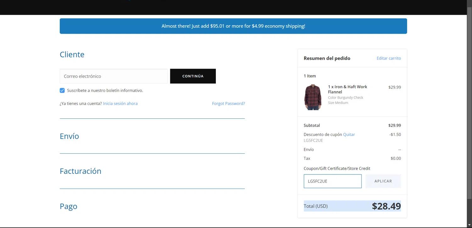 where to use LA Police Gear promo code box