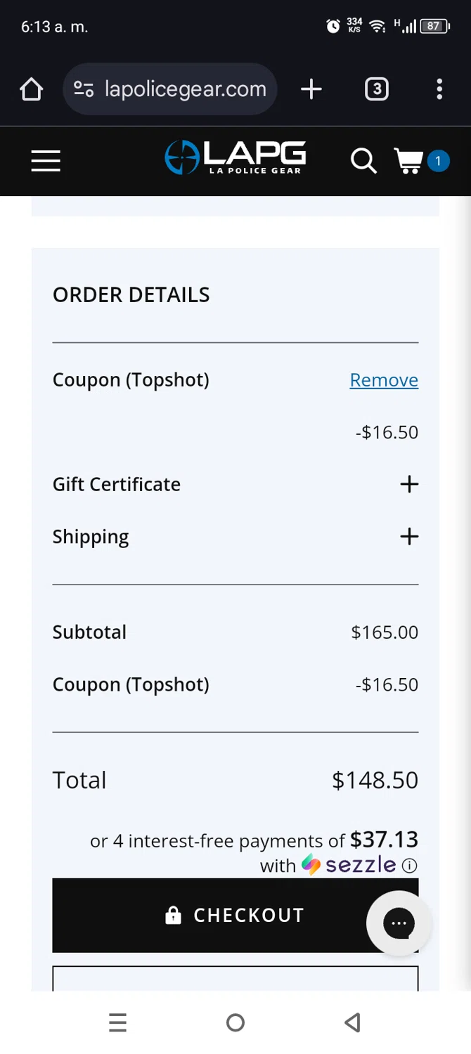 how to use LA Police Gear coupons