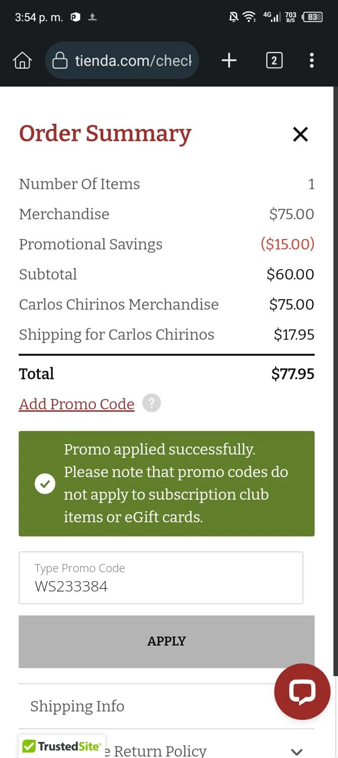 how to use La Tienda coupons