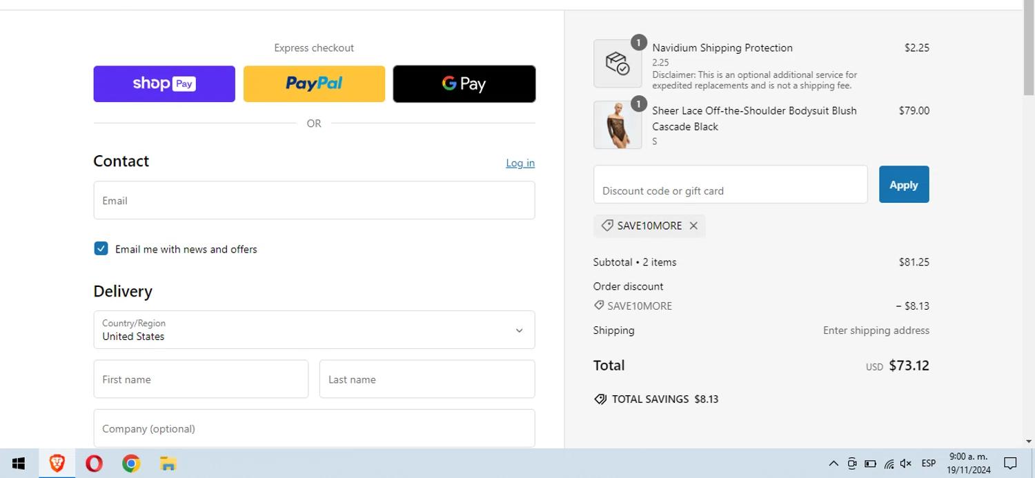 how to use Lavinia Lingerie coupons