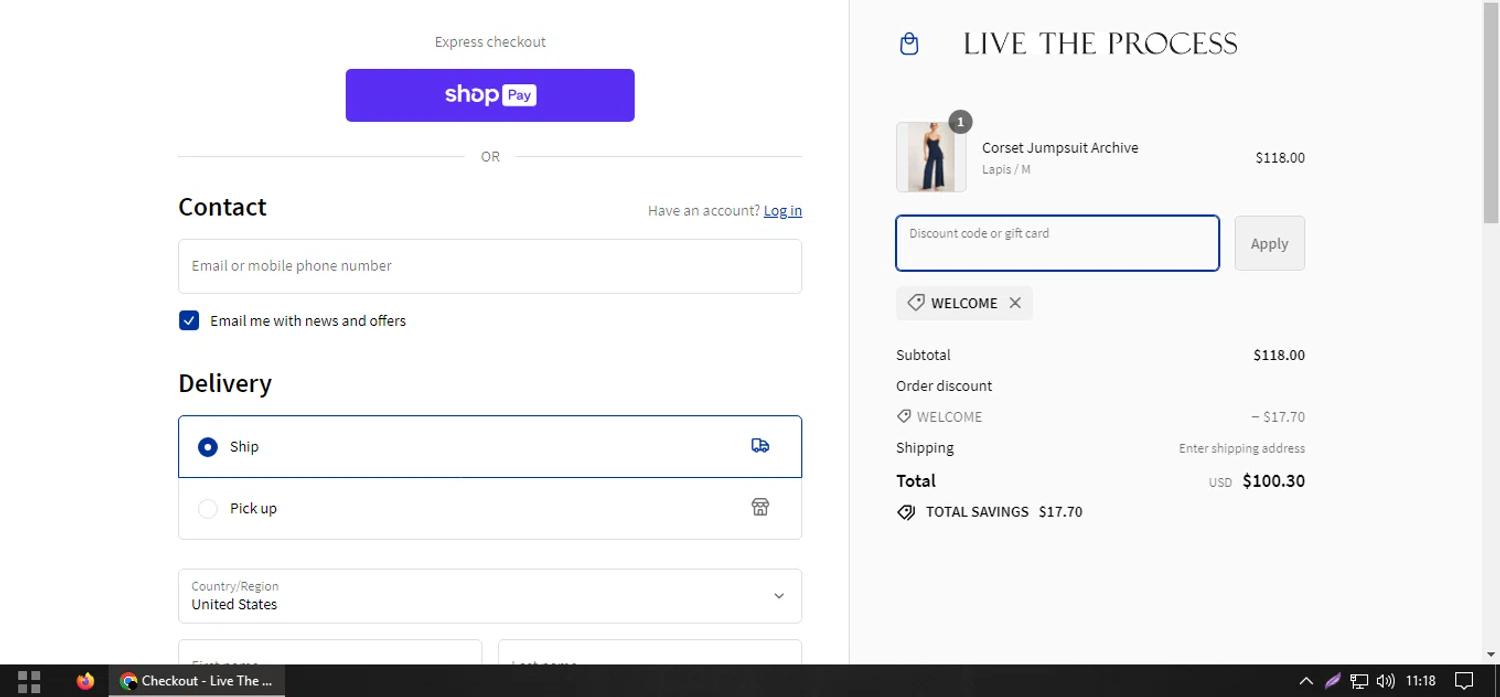 how to use Live The Process coupons