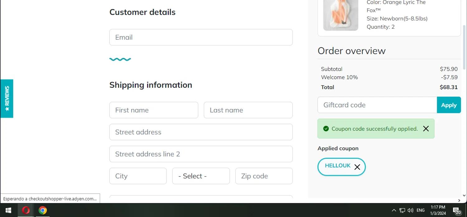 how to use Luna Cycle coupons