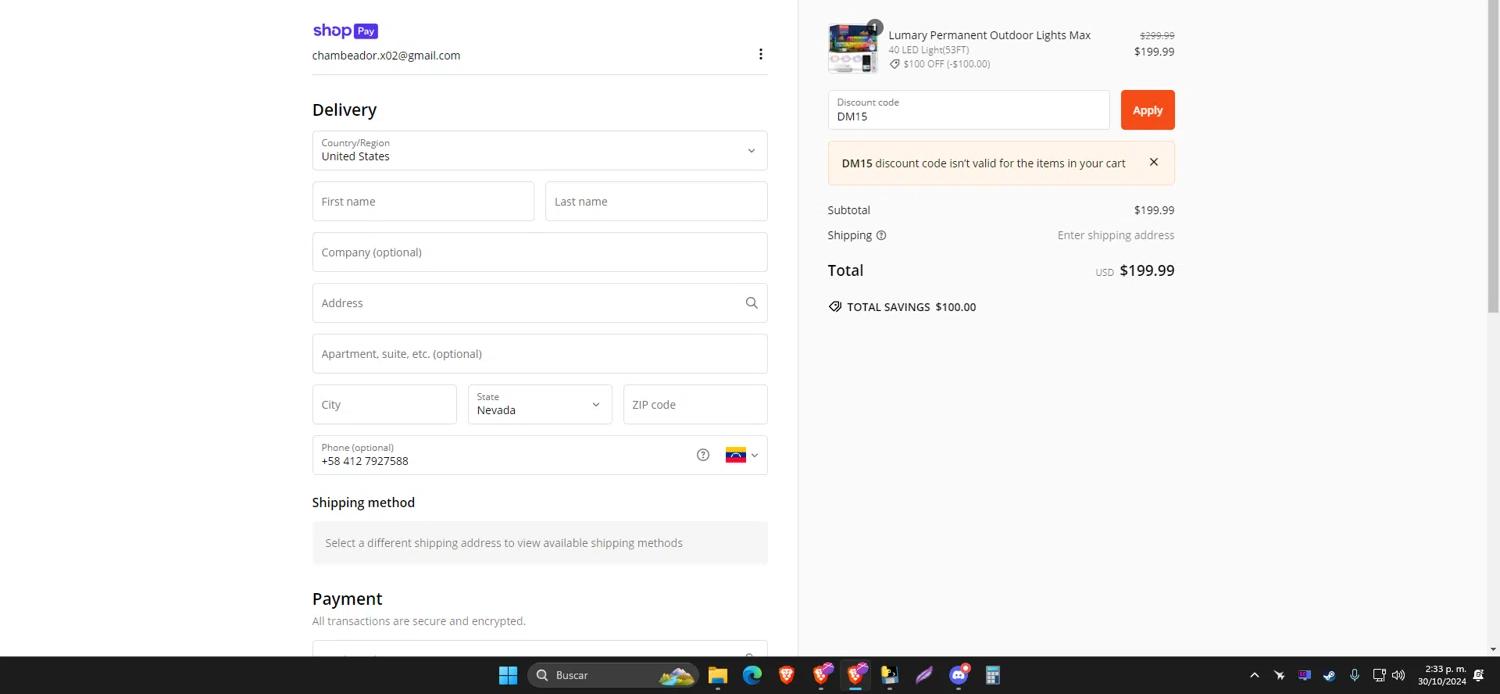 where to use Lumary promo code box