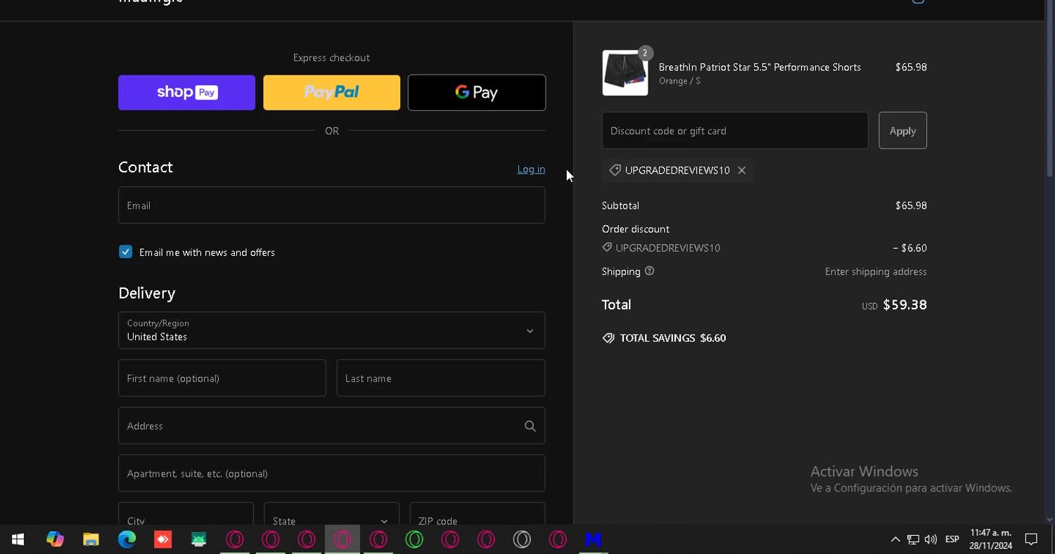where to use Maamgic promo code box