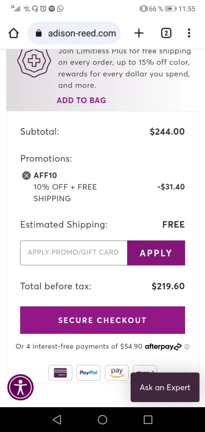 how to use Madison Reed coupons