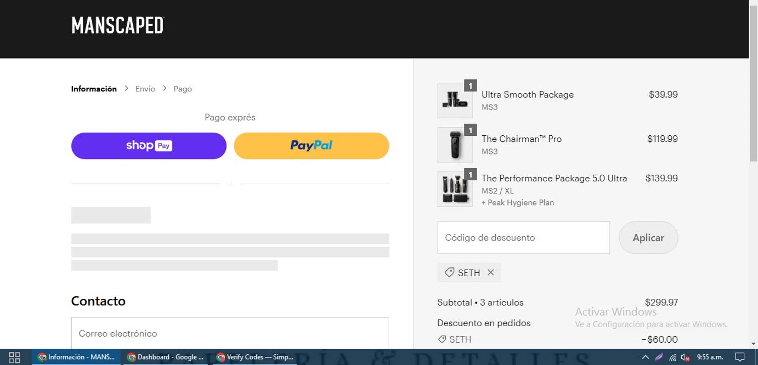 how to use Manscaped coupons