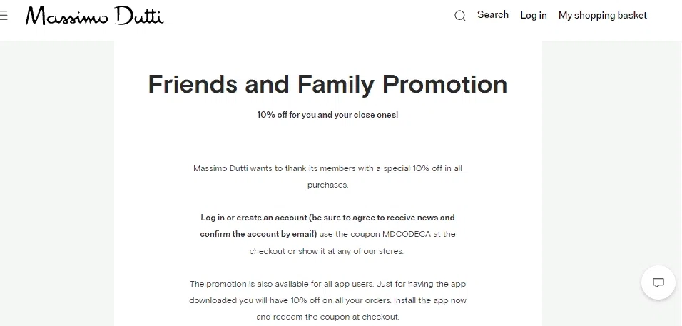 how to use Massimo Dutti coupons