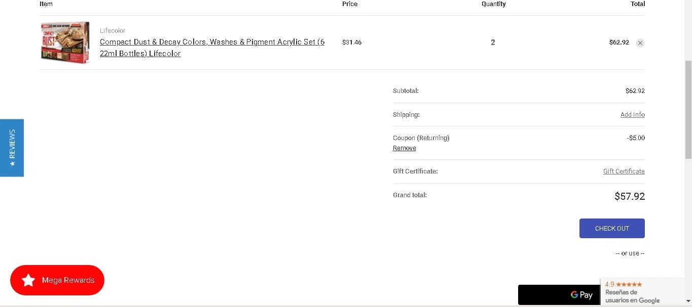 how to use MegaHobby coupons