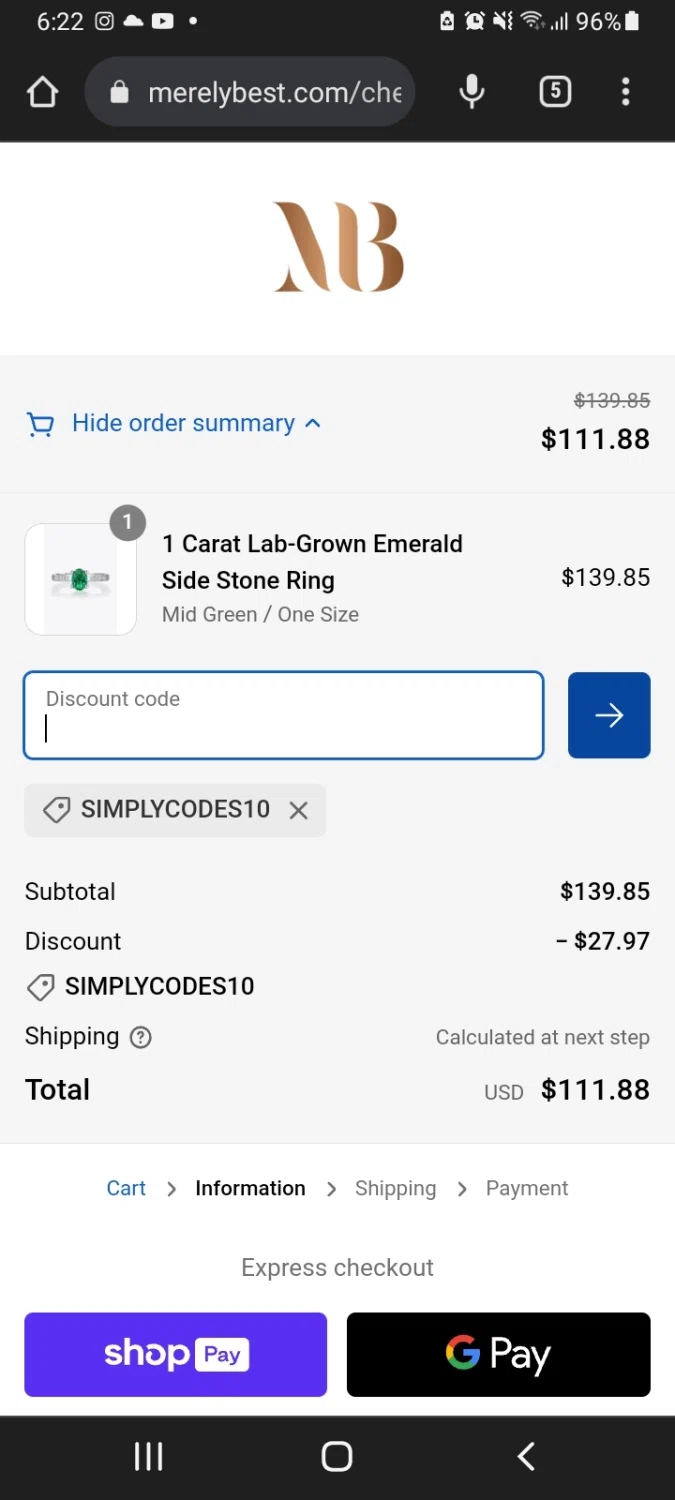 how to use Merelybest coupons