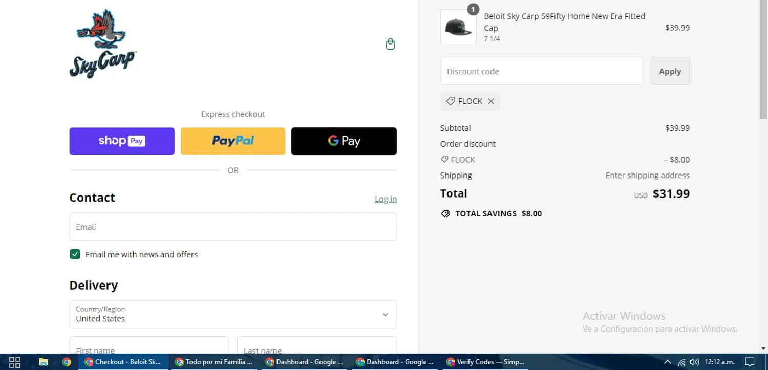 how to use MiLB Store coupons